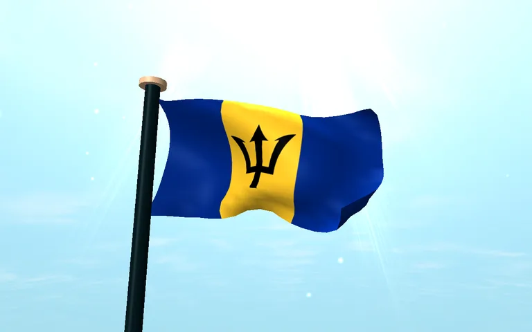 Barbados Flag 3D Free screenshot 5