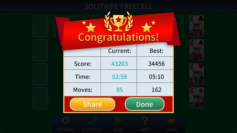 FreeCell Solitaire Pro screenshot 6