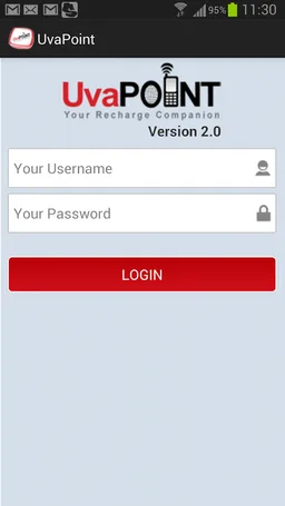UvaPoint Mobile topup screenshot 1