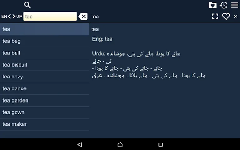 English Urdu Dictionary screenshot 5