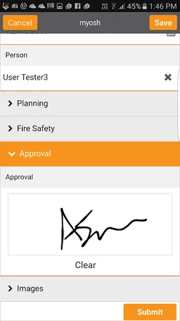 myosh Safety Software screenshot 3
