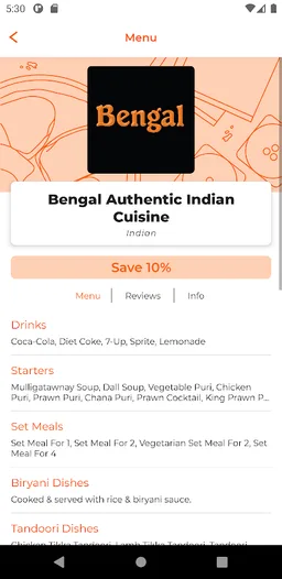 Bengal Tandoori S25 screenshot 1