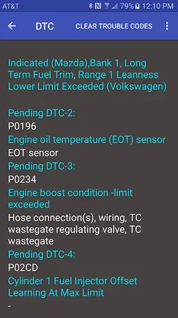 OBD2 Master screenshot 2