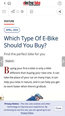 Electric Bike Action Magazine screenshot 2