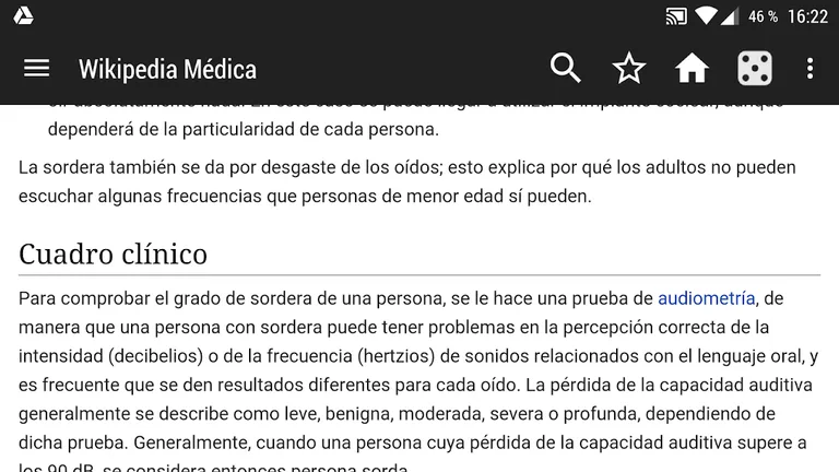 WikiMed - Wikipedia Médica Offline screenshot 3