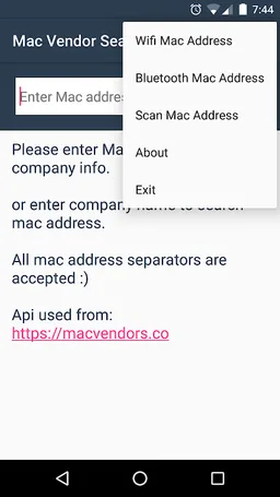 Mac Vendor Search screenshot 4