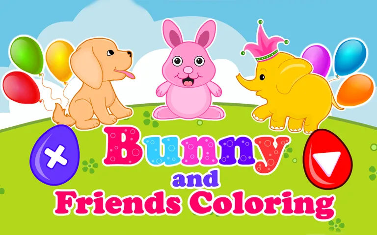 Bunny and Friends Coloring screenshot 12