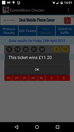 Euromillions Checker screenshot 4