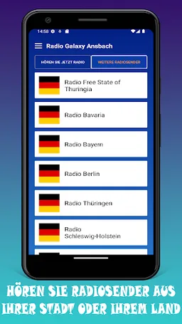Radio Galaxy Ansbach App DE screenshot 8
