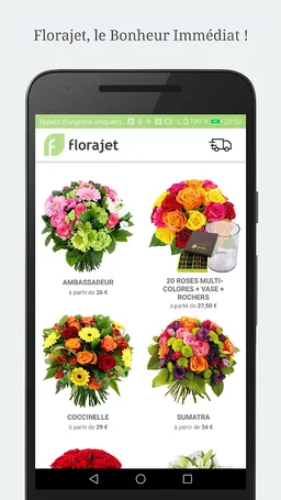 Florajet - Livraison de Fleurs screenshot 1