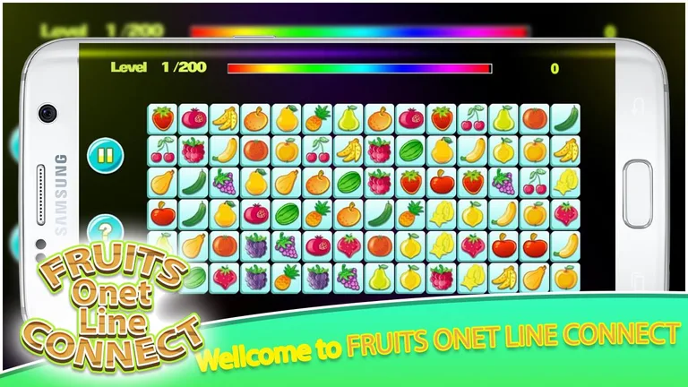 Fruits Onet Line Connect screenshot 1