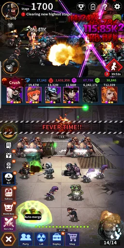 Merge Zombie : idle RPG screenshot 1