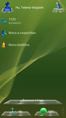 exDialer 3D Glass Theme screenshot 4