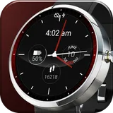 Red Lava Analog Watch Face icon
