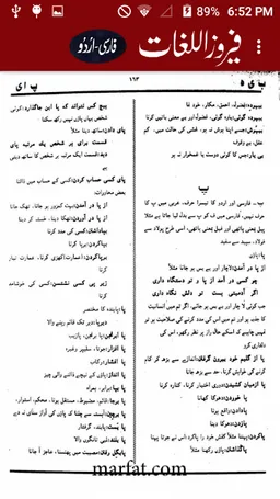 Persian Urdu Dictionary screenshot 3