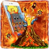 Cute Volcanic Lava Theme icon