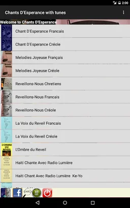 Chants D'Esperance with Tunes screenshot 3