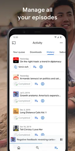 Google Podcasts screenshot 2