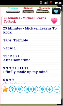 Harmonica Tabs (Music Theory and Midi) screenshot 10