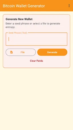 Generador de Carteras Bitcoin screenshot 1