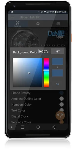 Hyper Tek HD Watch Face screenshot 10
