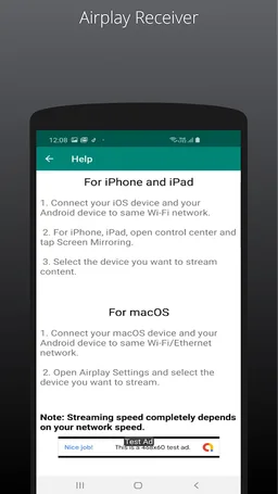 Airplay Receiver screenshot 1