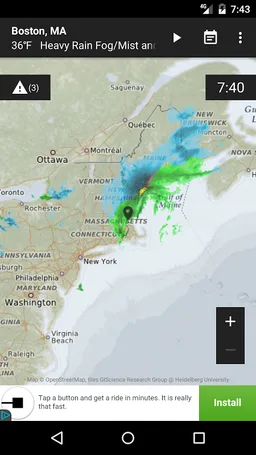 Radar Express - with NOAA Weather screenshot 2