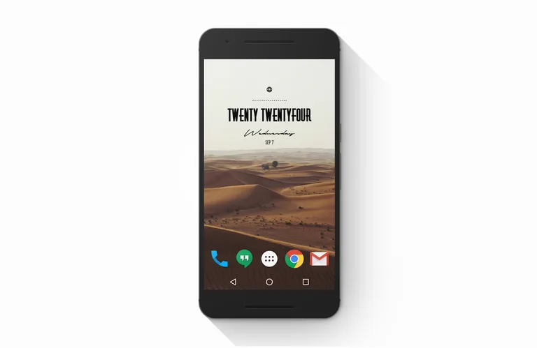 Typographical II Zooper Theme screenshot 5