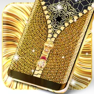 Gold lock screen icon