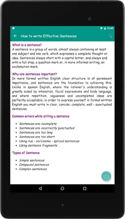 English Writing Skills screenshot 4