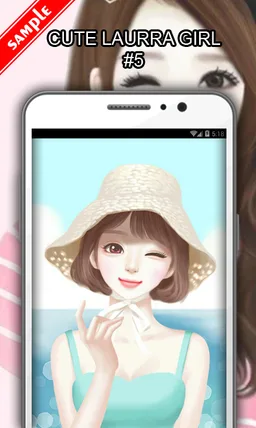 Cute Laurra Girl Wallpapers screenshot 6