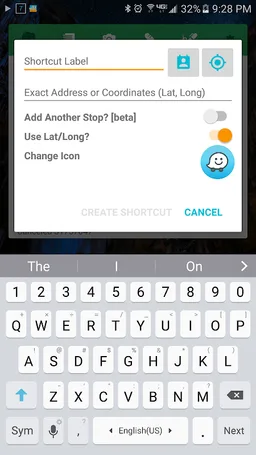 Shortcuts for Waze 2.0 (Nav) screenshot 1
