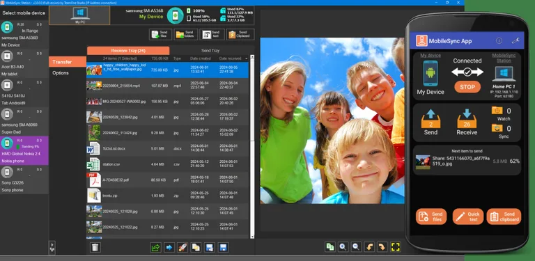 MobileSync App - File Access screenshot 1