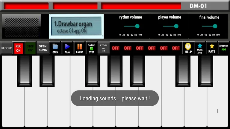Electronic organ screenshot 3