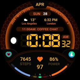 TVV Digital 3 Watch Face screenshot 7