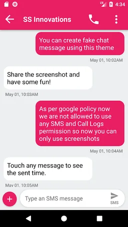 Fake SMS and Call Logs screenshot 6