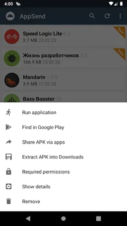 AppSend - apk extractor screenshot 5