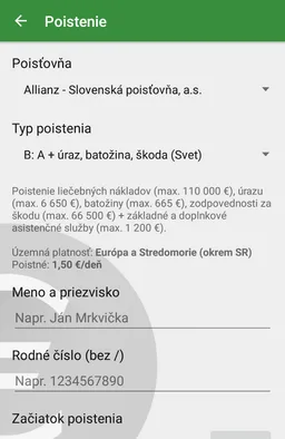 SMS platby - MHD, parkovne screenshot 5