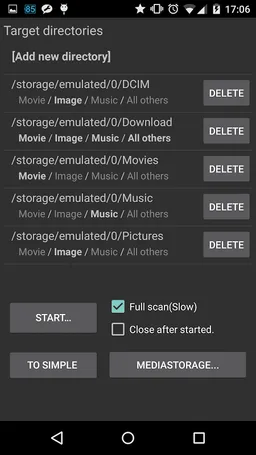 media.Re.Scan: media scanner for android2.3 to 7.1 screenshot 2