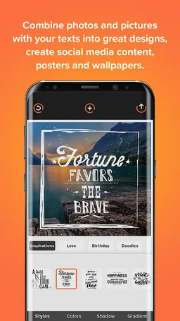 Photofont Text Over Photo screenshot 1