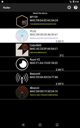 Radar Lite: track BLE beacons screenshot 8