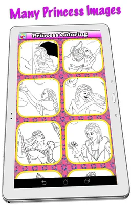 Cute Princess Coloring Book screenshot 9