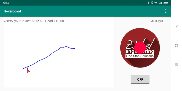 Hoverboard controller screenshot 2
