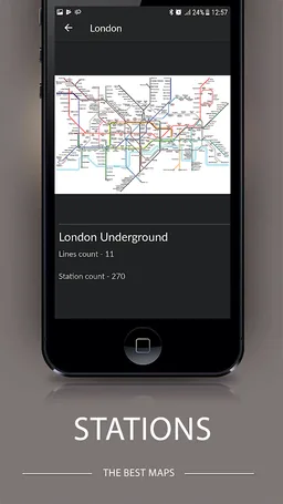 Subway map screenshot 5