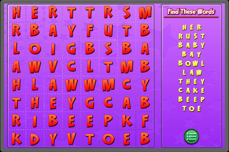 Word Search For Kids 2 FREE screenshot 3
