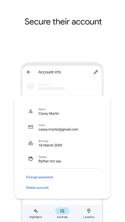 Google Family Link screenshot 1
