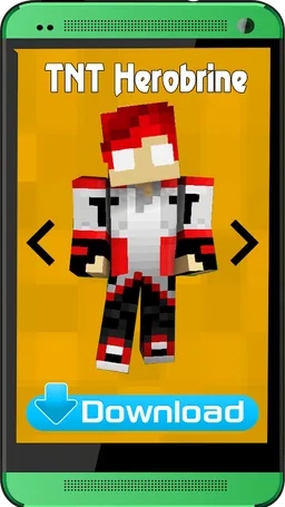 Herobrine Skins for Minecraft screenshot 1