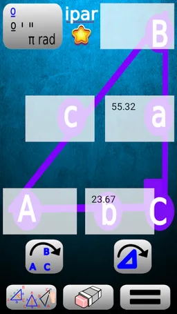 Triangle and Right Angle Calc screenshot 1