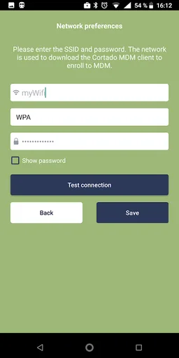 Cortado NFC Enrollment screenshot 2