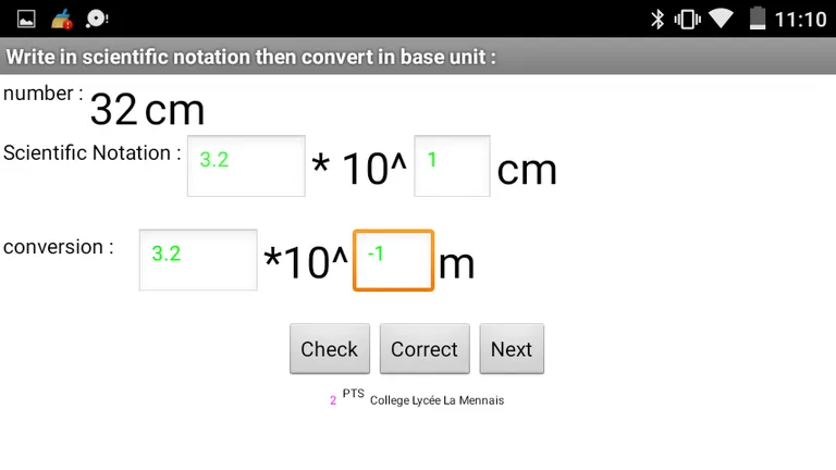 Scientific Notation Trainer screenshot 3
